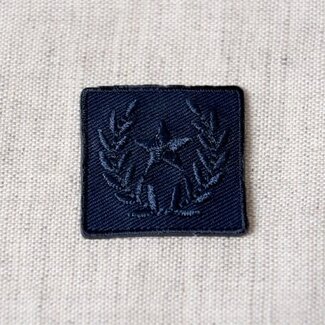 Strijkapplicatie - etoile laurier marine