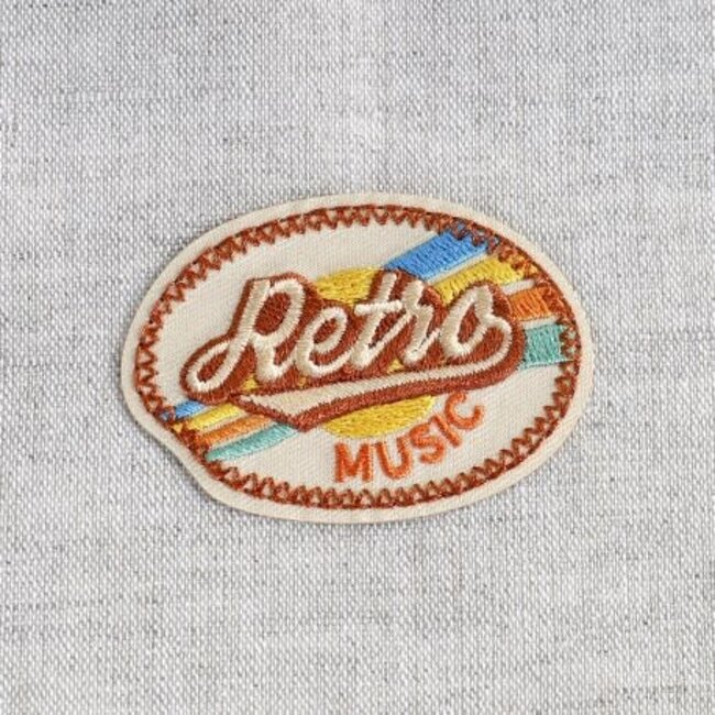 Strijkapplicatie - retro music