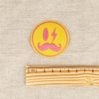 Strijkapplicatie wink (per 1 stk)