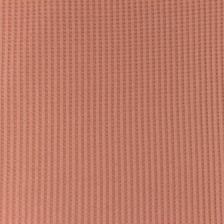 Wafel jersey snoozy - zalm