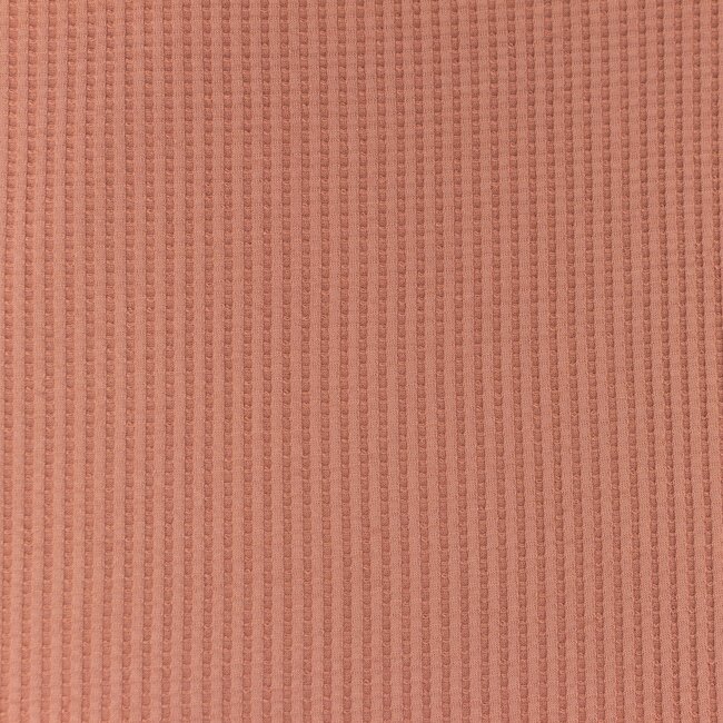 Wafel jersey snoozy - zalm