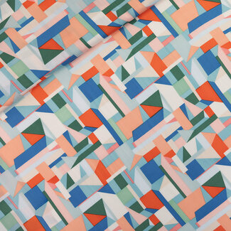 See You At Six SYAS30 Cubistics - ecovero satin viscose
