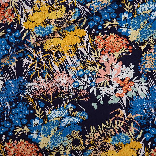 SYAS30 Wild Flowers -  katoen canvas