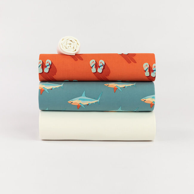 SYAS30 Gebroken wit - french terry