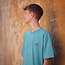 SYAS30 Stoffig turquoise - french terry