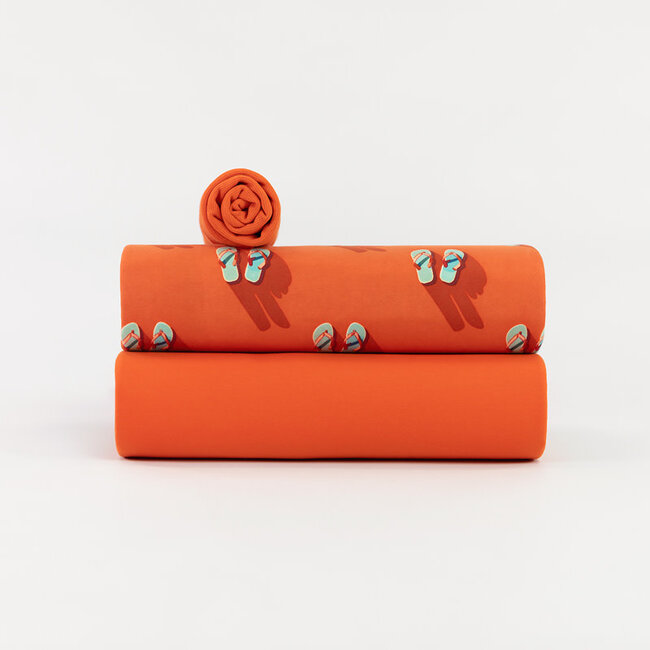 SYAS30 Puffin's Bill rood - boordstof