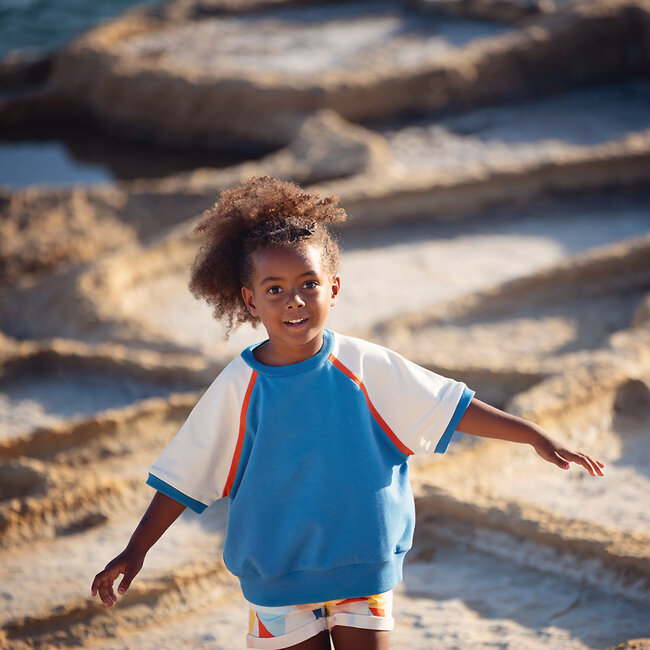 SYAS30 Pacifische kust blauw - boordstof