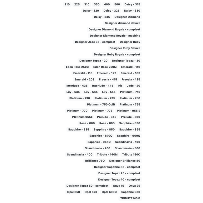 Husqvarna spoelen watercolored - 20 stuks