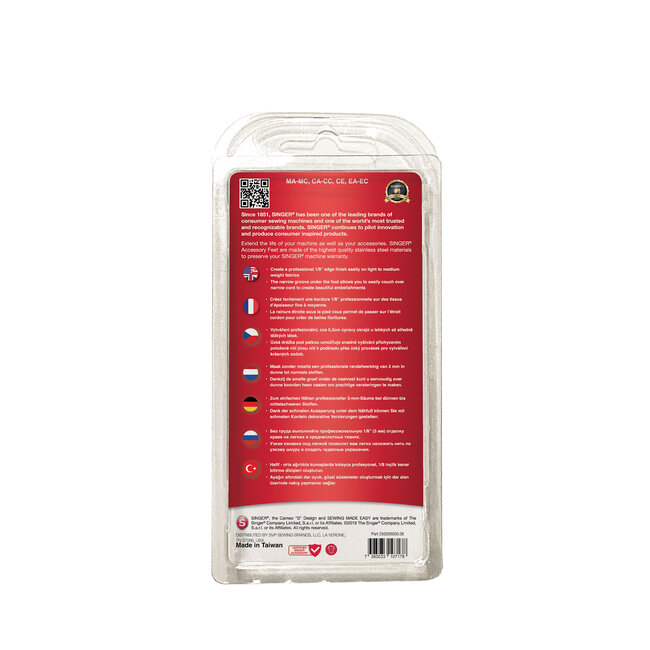 Singer - rolzoomvoet 3 mm