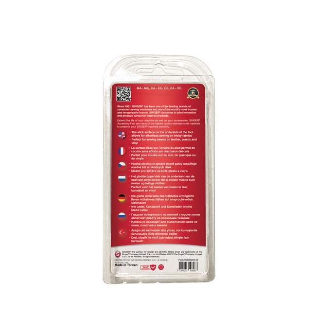 Singer - glijvoet