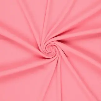 Rib jersey - pink