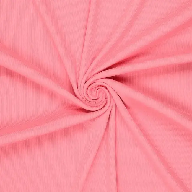 Rib jersey - pink