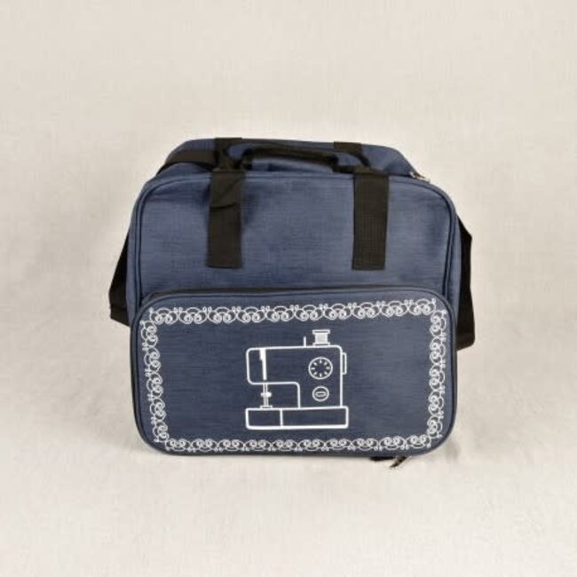 Tas voor overlock - marine blauw