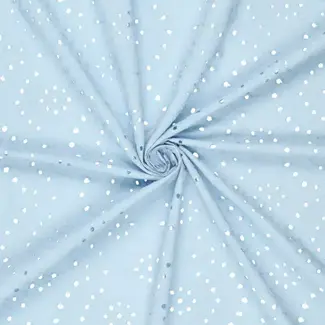Colorfull swiss embroidery - sky blue