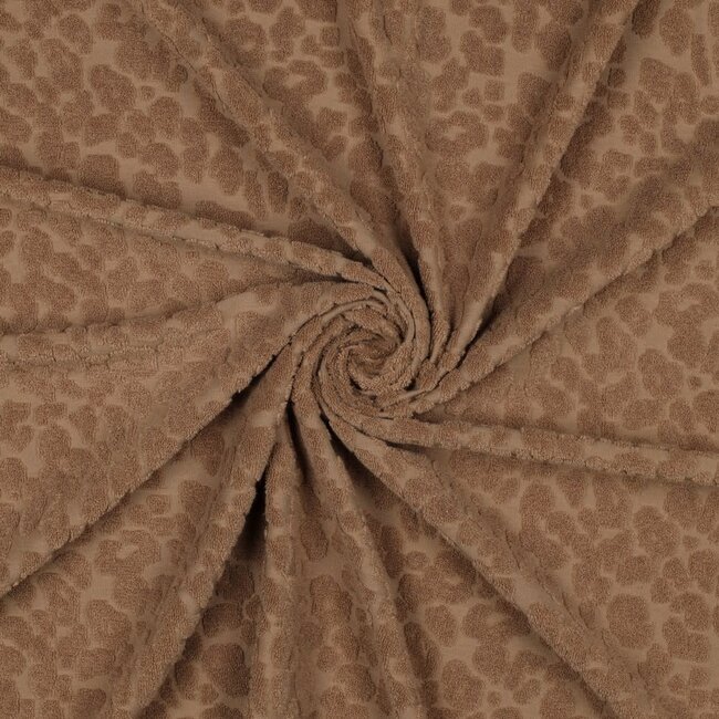 Animal skin brown - rekbare spons
