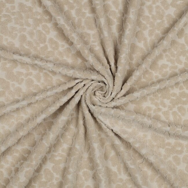 Animal skin beige - rekbare spons