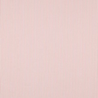Noor katoen  streep - oud roze