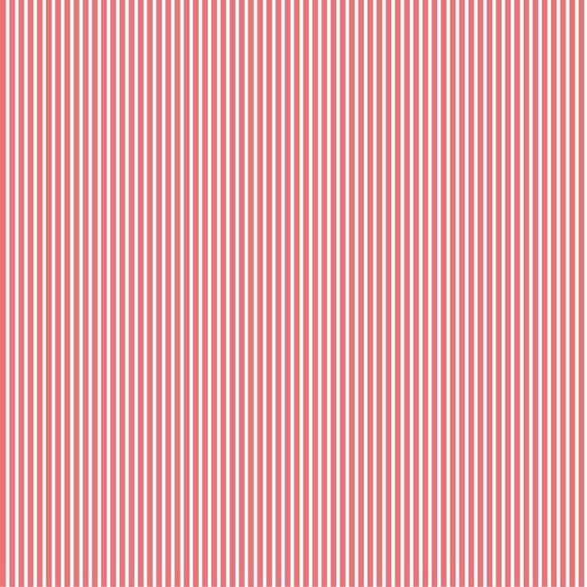 Noor katoen  streep - koraal