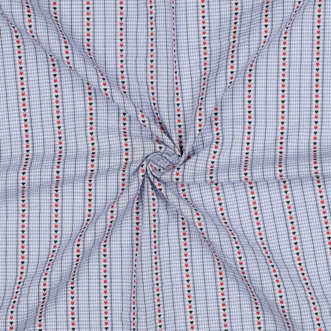 Hearts - katoen jacquard