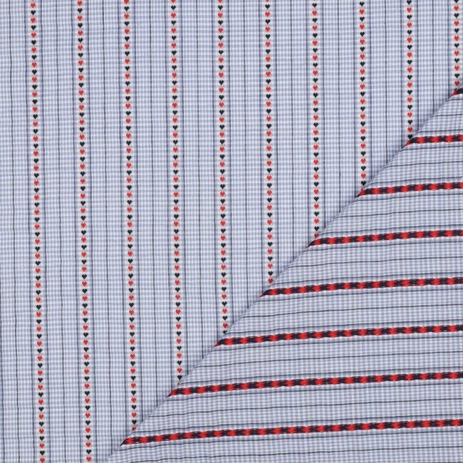 Hearts - katoen jacquard