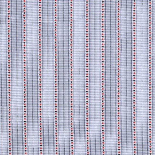 Hearts - katoen jacquard