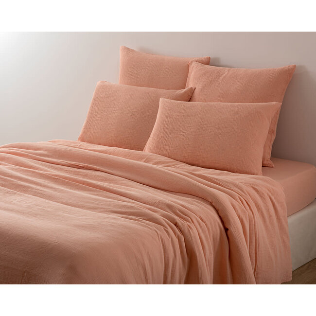 cocoon double gauze - blush