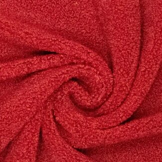 Teddy fur - rumba red