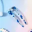Clips Pippa Pin clip - blauw gevlekt