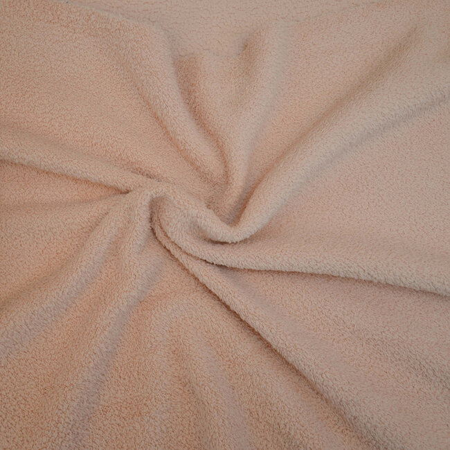 Kuschel peach - teddy fleece