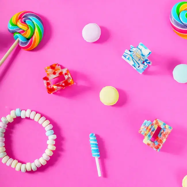 Mini Viv - kleine vierkante clip