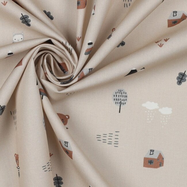 Sweet bears - GOTS poplin