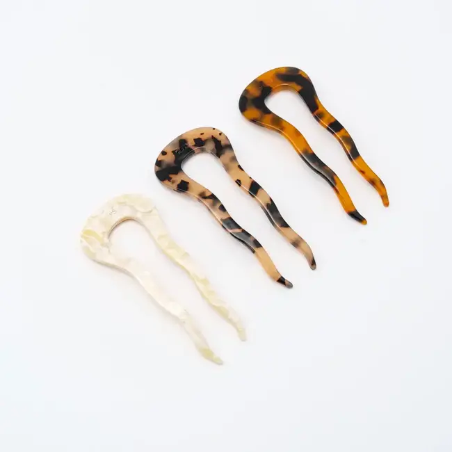 Peline Pin clip - marmer beige