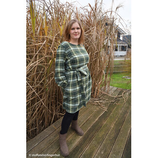 Maverick flanel - foliage green