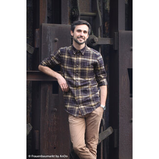 Maverick flanel - navy