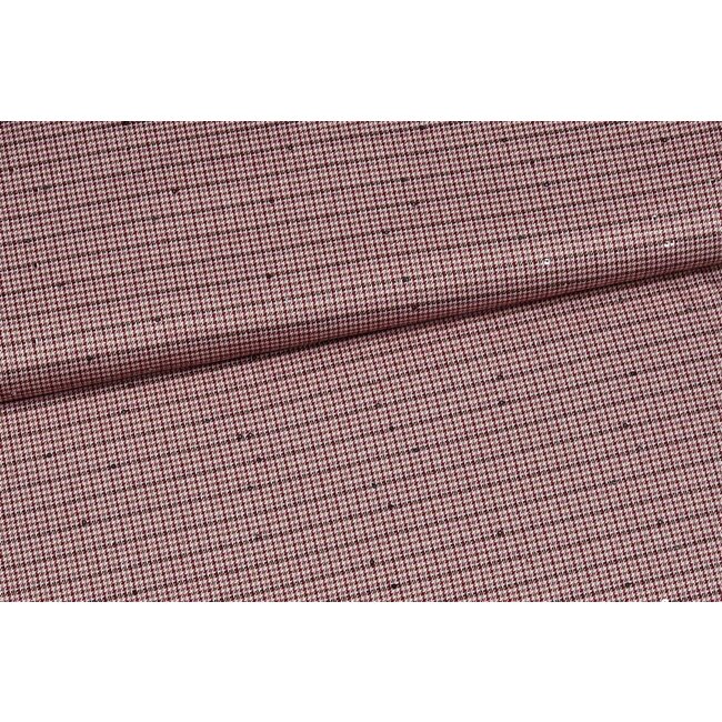 Pied de poule paillette - fuchsia