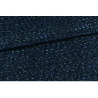 Knip Shiny ocean - tricot