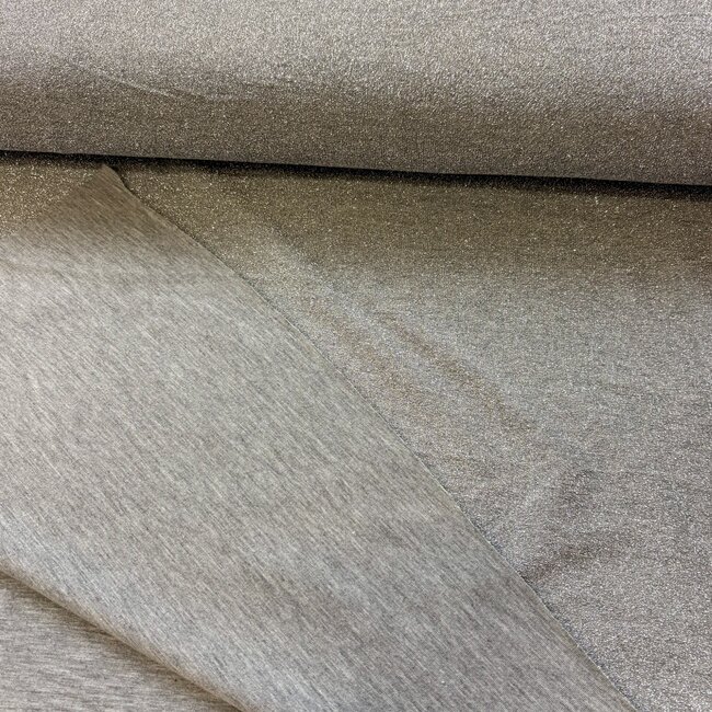 Lurex luxetricot - zilver