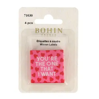 Bohin Label opnaaibaar 3,5cm