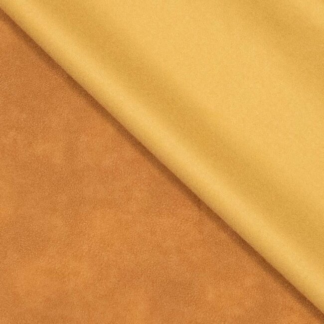 Vegan leather washed - camel