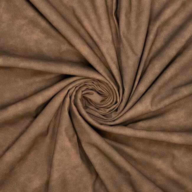 Vegan leather washed - chocolat