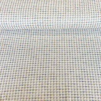 A la ville Clara plaid blue - jacquard tricot