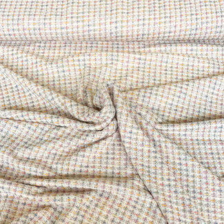 A la ville Clara plaid pink - jacquard tricot