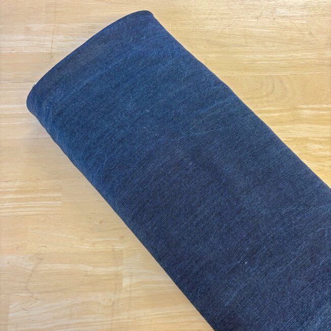 Washed lyocell - dark denim blue