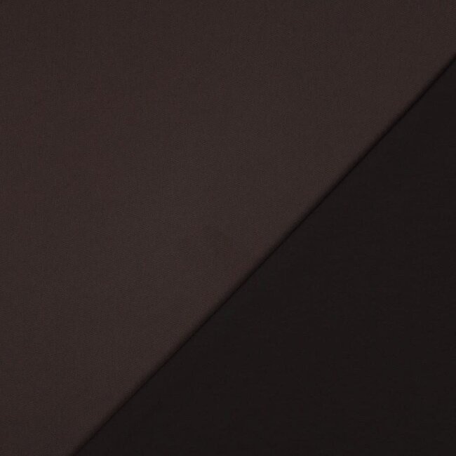 Satijn - donker bruin