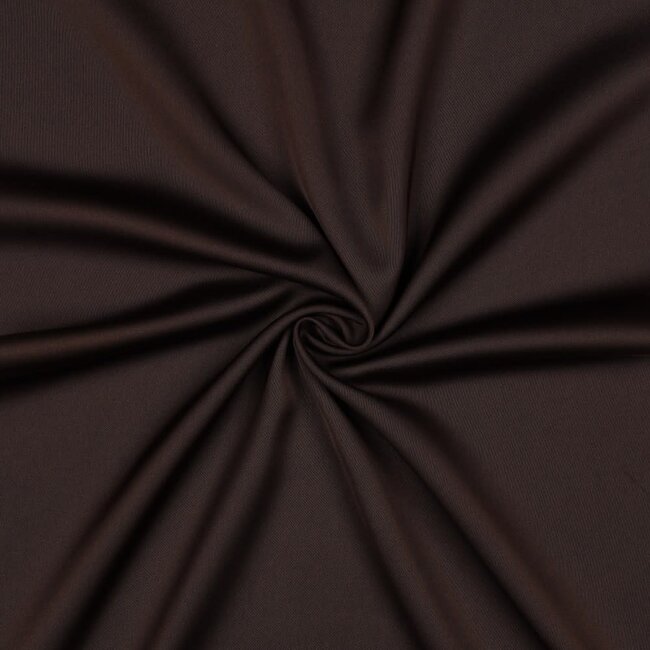 Satijn - donker bruin