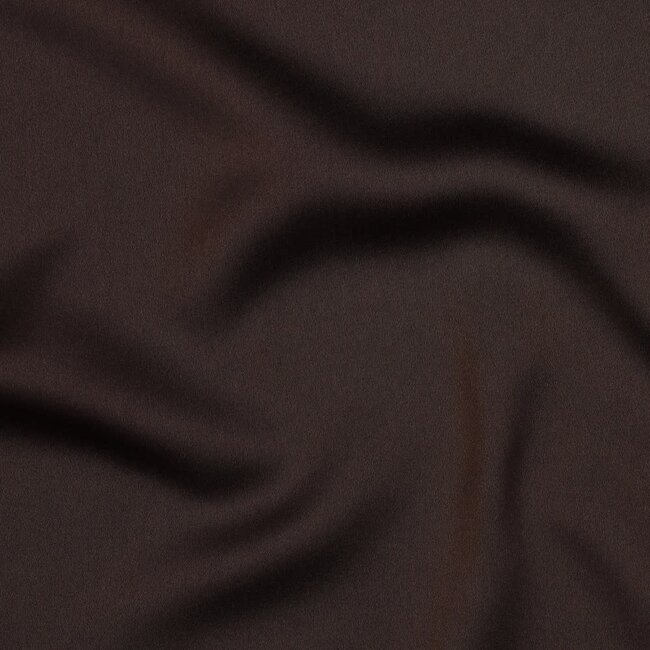 Satijn - donker bruin