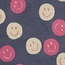 Teddy jacquard happy faces - jeans