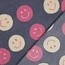Teddy jacquard happy faces - jeans