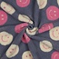 Teddy jacquard happy faces - jeans