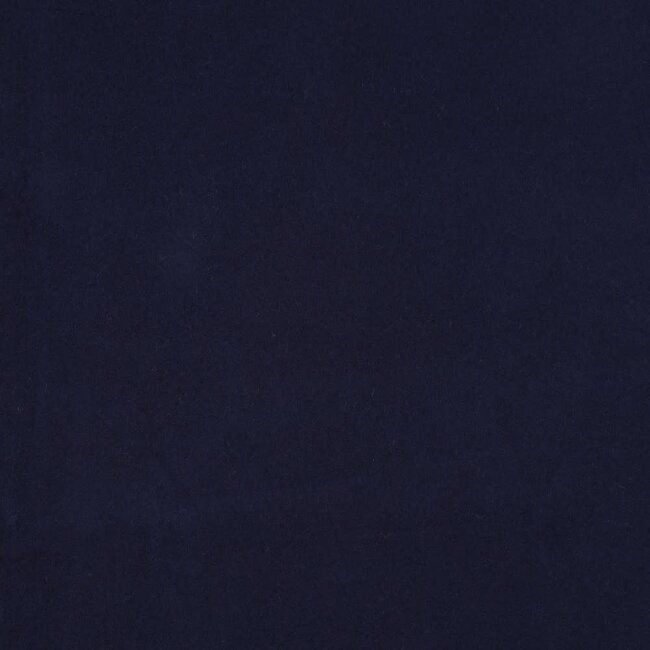 Katoen fleece gots - navy